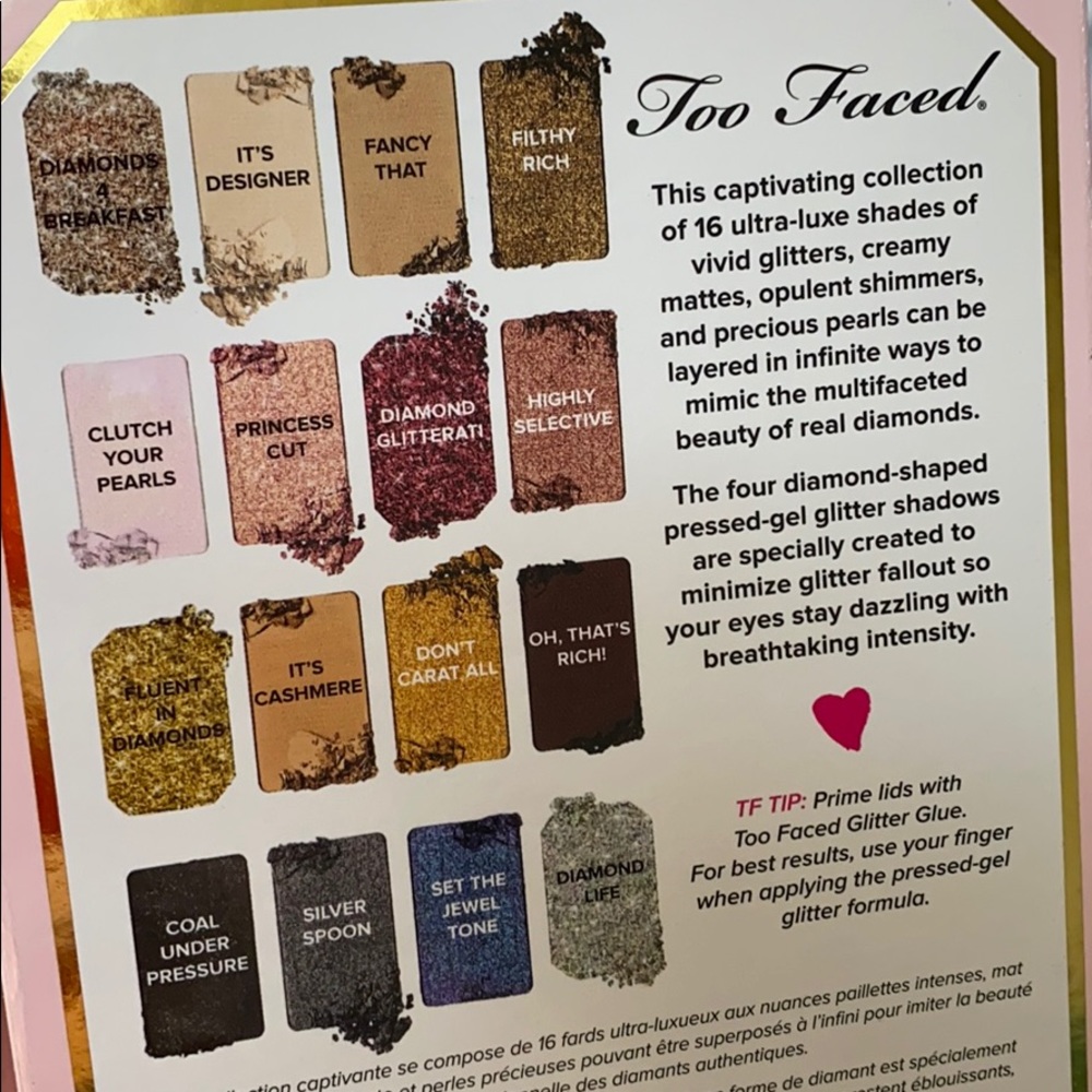 Too Faced Pretty Rich Diamond Eye Shadow Palette - Picture 9 of 9